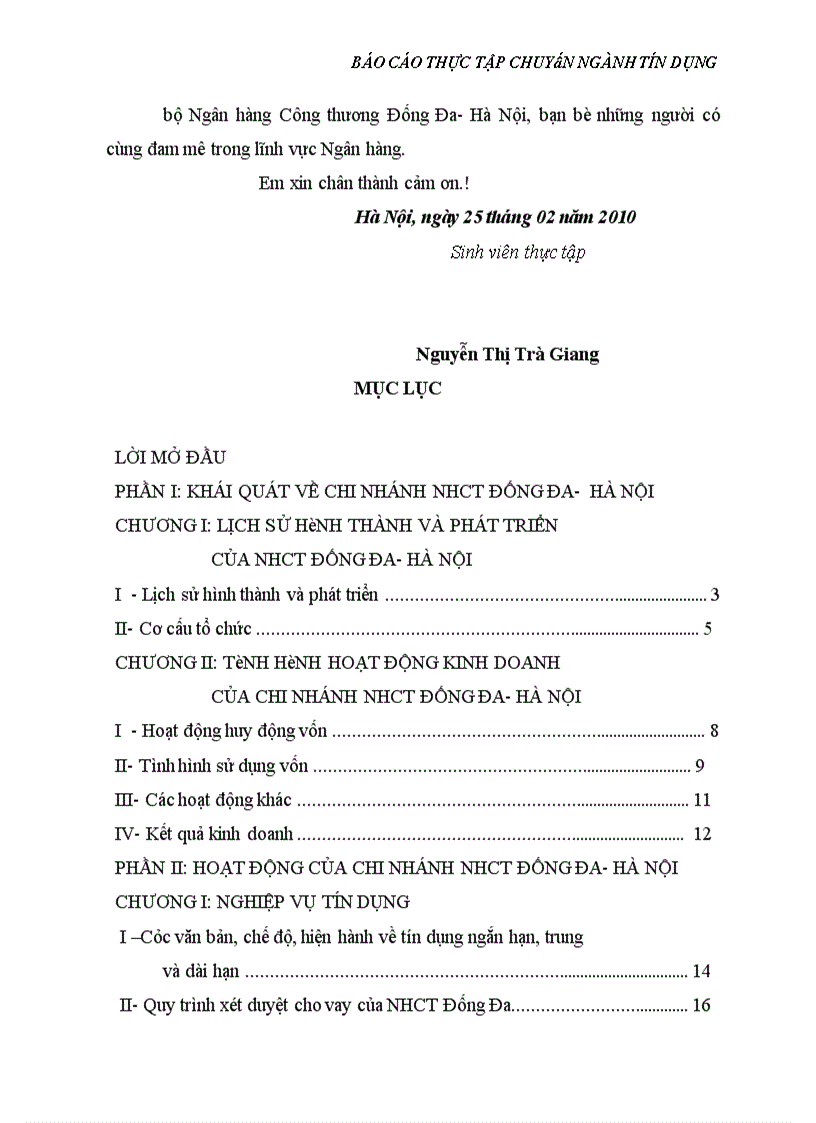 image for page Báo cáo thực tập tốt nghiệp tại Ngân hàng TMCP Công thương Việt Nam Chi nhánh Đống Đa Hà Nội