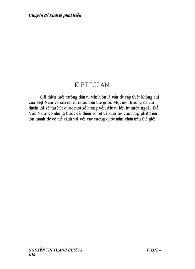 image for page Vốn FDI và các ảnh hưởng của nó tới sự phát triển kinh tế ở Việt Nam