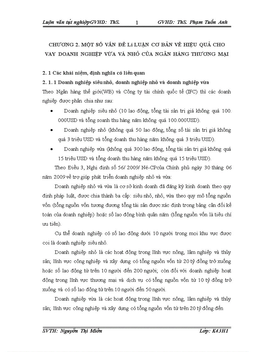 image for page Nâng cao hiệu quả hoạt động cho vay đối với doanh nghiệp vừa và nhỏ tại chi nhánh NHCT Hoàn Kiếm Thực trạng và giải pháp