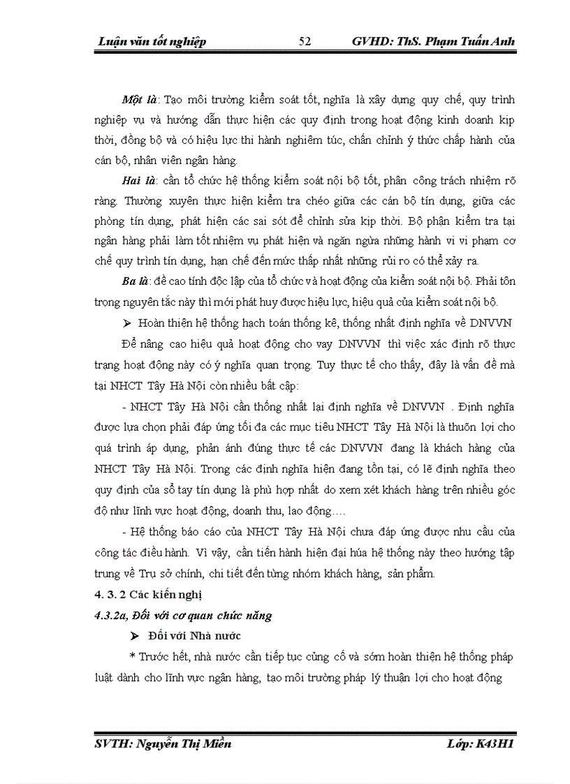 image for page Nâng cao hiệu quả hoạt động cho vay đối với doanh nghiệp vừa và nhỏ tại chi nhánh NHCT Hoàn Kiếm Thực trạng và giải pháp