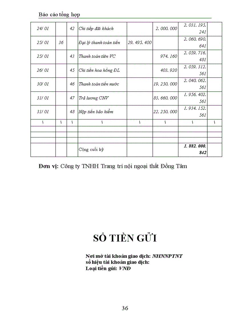 image for page Thực hành kế toán tại Công ty TNHH Trang trí nội ngoại thất Đồng Tâm