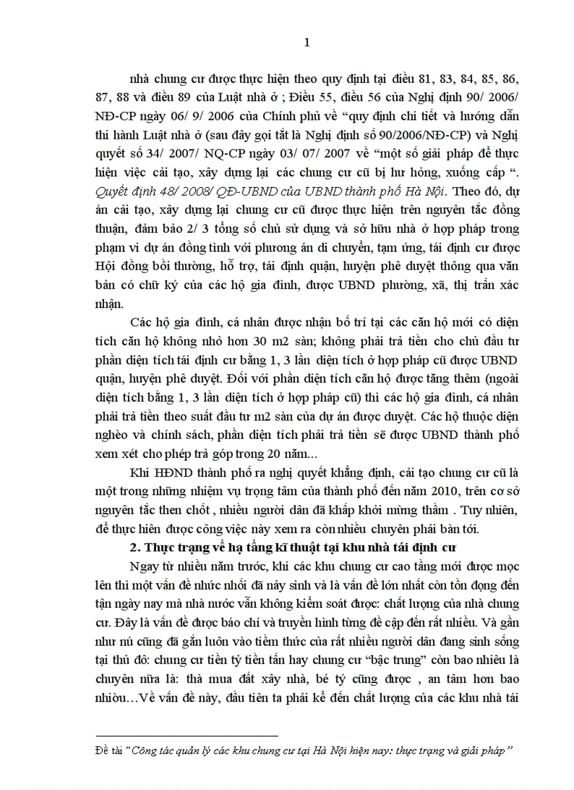 image for page Công tác quản lý các khu chung cư tại Hà Nội hiện nay thực trạng và giải pháp
