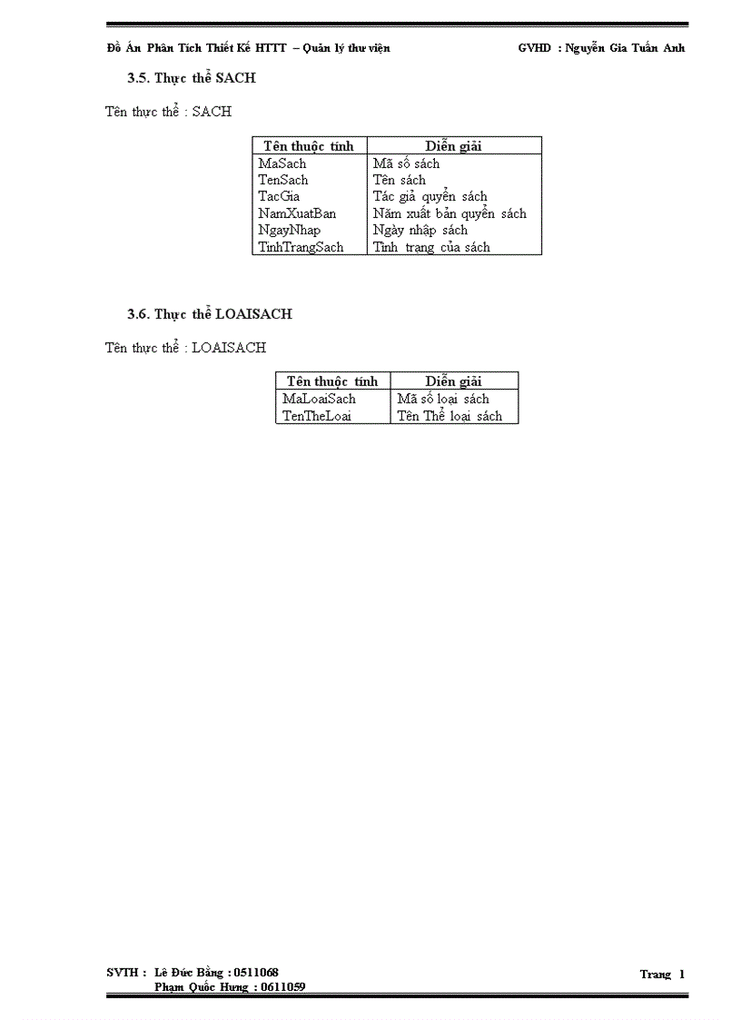 image for page Phân tích thiết kế HTTT Quản lý thư viện 1