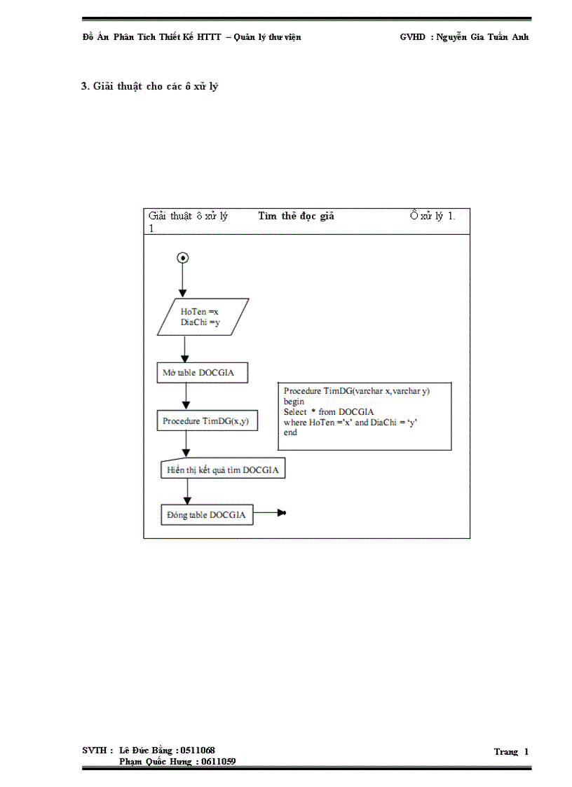 image for page Phân tích thiết kế HTTT Quản lý thư viện 1