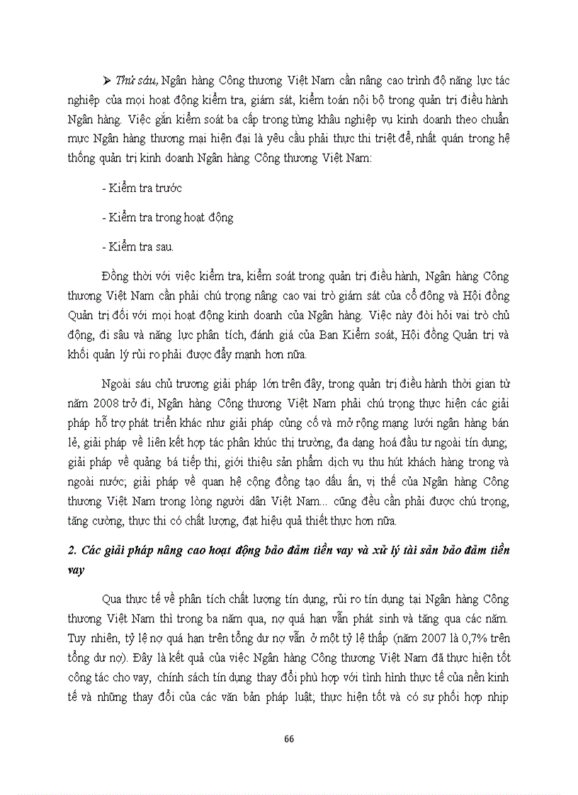 image for page Thực trạng và Giải pháp hoàn thiện công tác bảo đảm tín dụng bằng bảo đảm tiền vay tại Ngân hàng Công thương Việt Nam 1