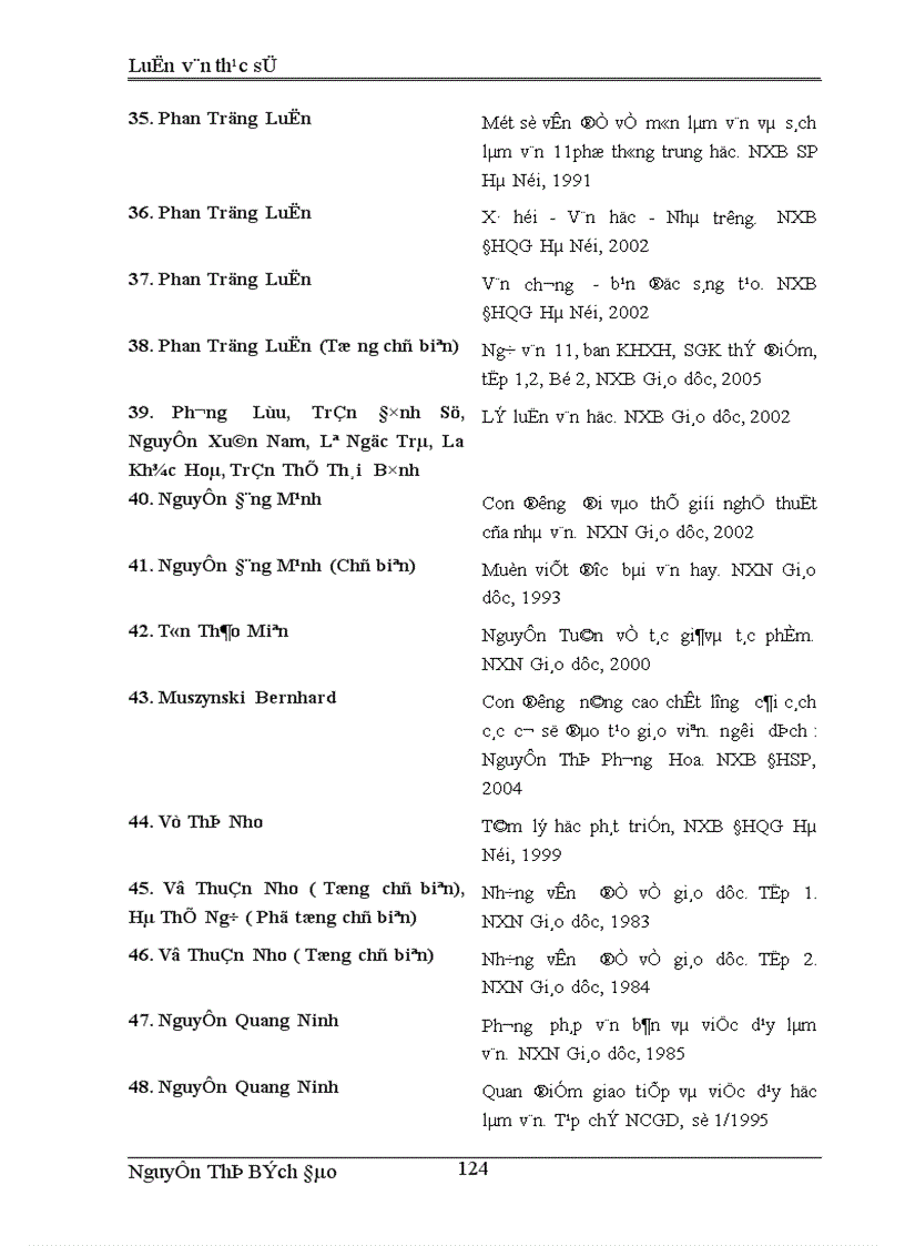 image for page Những biện pháp phát triển năng lực vận dụng kiến thức văn học của học sinh vào làm văn nghị luận văn học ở trường THPT