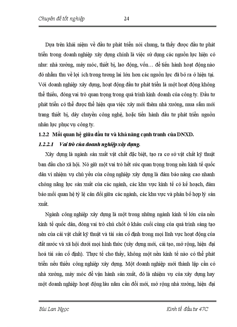 image for page Đầu tư nâng cao năng lực cạnh tranh tại công ty cổ phần đầu tư xây dựng và phát triển đô thị Lilama 1