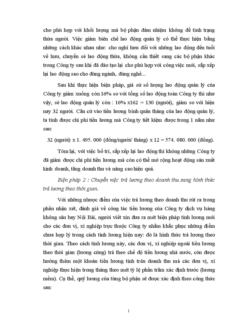 image for page Hoàn thiện công tác lao động tiền lương ở công ty Dịch vụ Hàng không sân bay Nội Bài 1