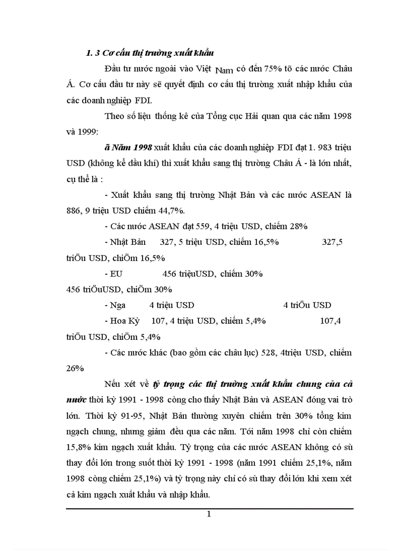 image for page Thực trạng hoạt động xuất nhập khẩu của các doanh nghiệp có vốn đầu tư trực tiếp nước ngoài tại Việt Nam trong thời gian vừa qua 1