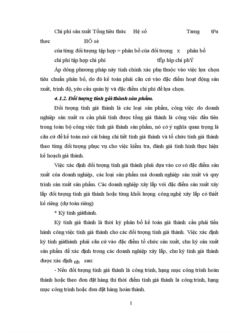image for page Một số ý kiến đóng góp nhằm hoàn thịên kế toán chi phí sản xuất và tính giá thành sản phẩm xây lắp Xí nghiệp xây lắp I 1