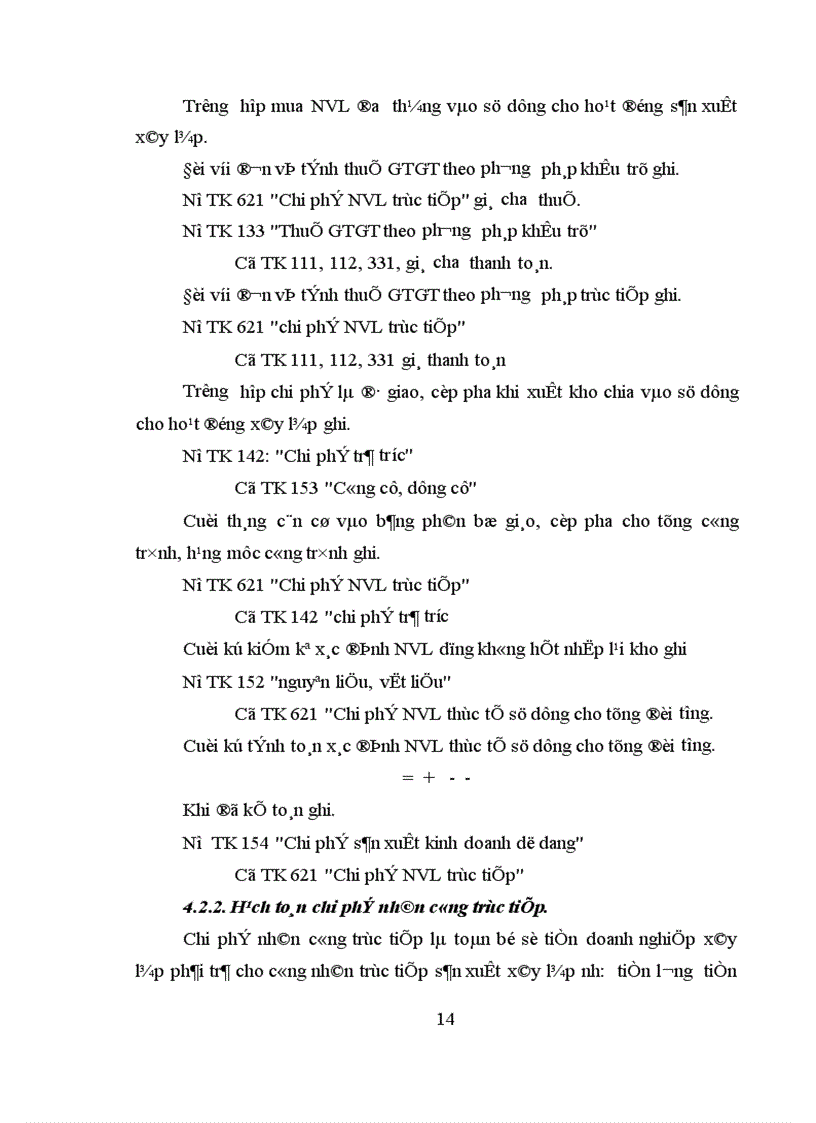 image for page Một số ý kiến đóng góp nhằm hoàn thịên kế toán chi phí sản xuất và tính giá thành sản phẩm xây lắp Xí nghiệp xây lắp I 1