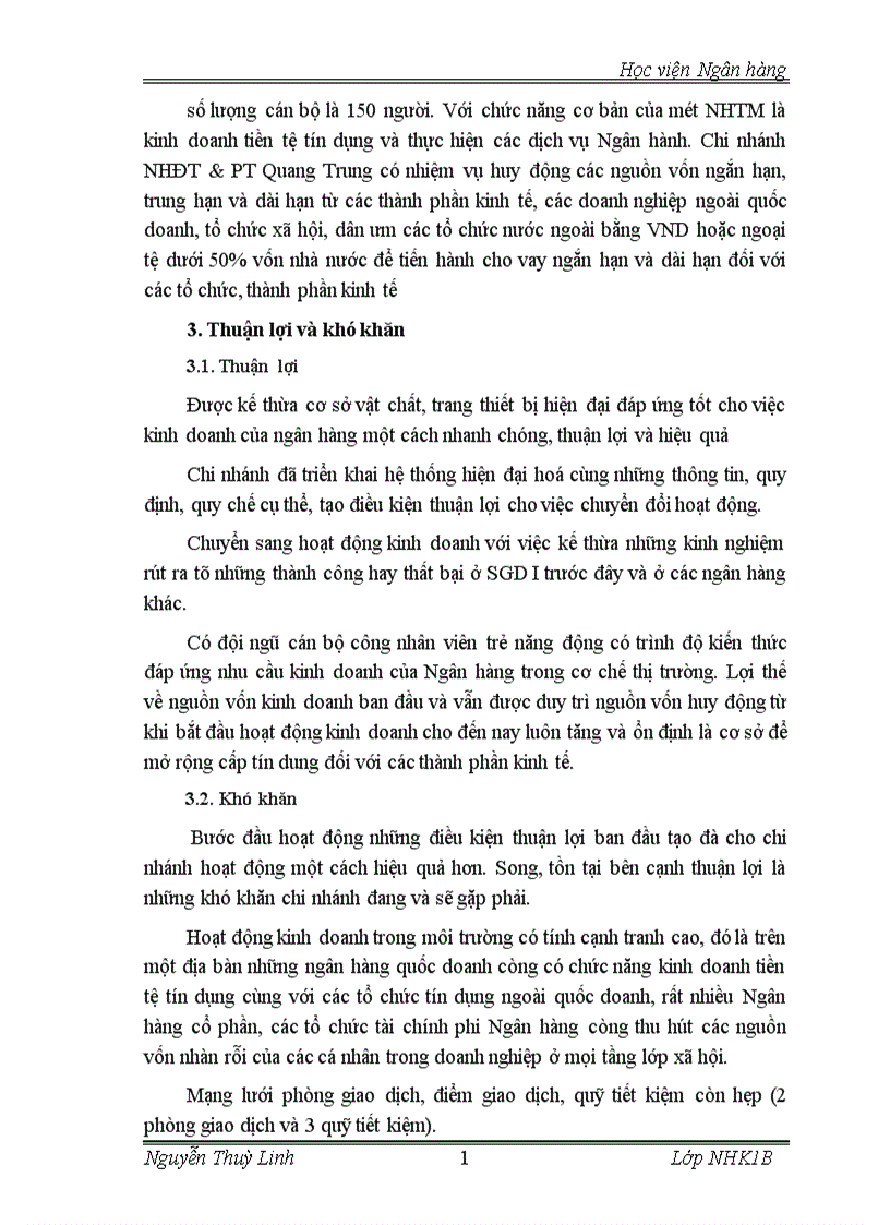 image for page Báo cáo thực tập tổng hợp tại NHĐT PT Quang trung