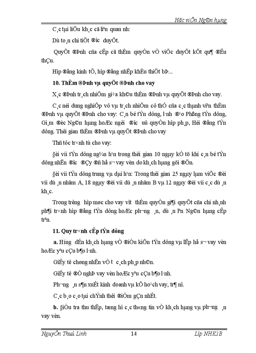 image for page Báo cáo thực tập tổng hợp tại NHĐT PT Quang trung