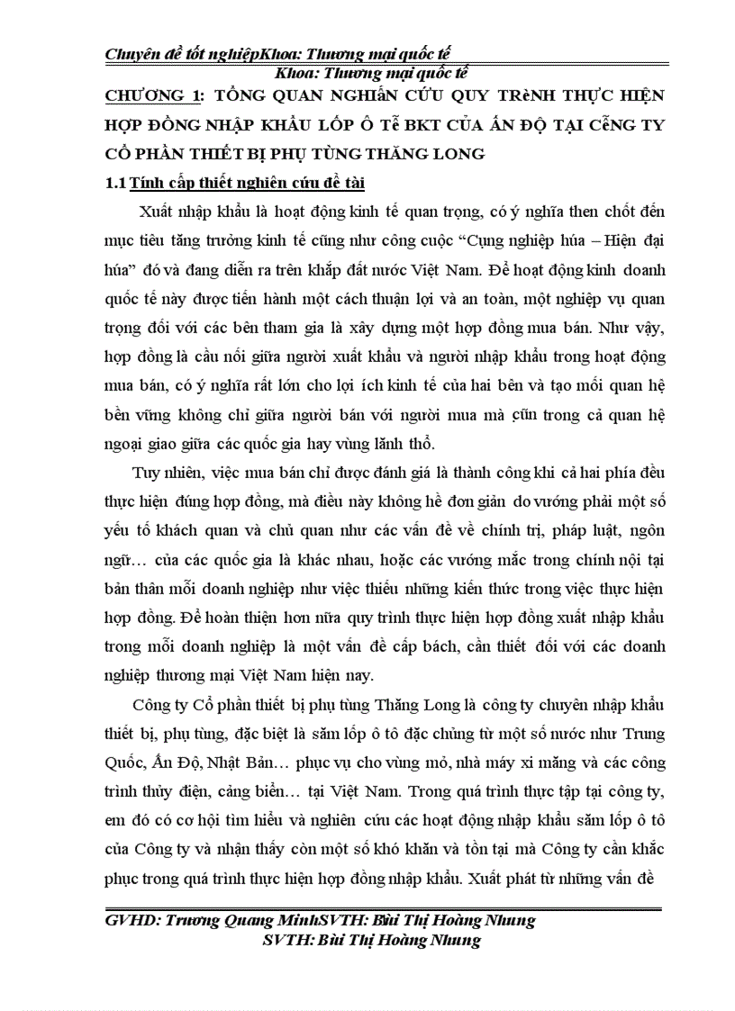 image for page Hoàn thiện quy trình thực hiện hợp đồng nhập khẩu lốp ô tô BKT của Ấn Độ của Công ty Cổ phần thiết bị phụ tùng Thăng Long