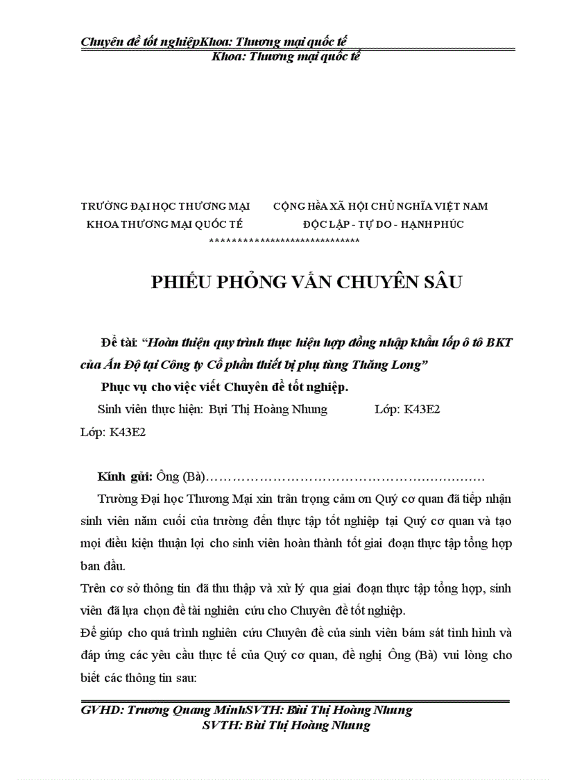 image for page Hoàn thiện quy trình thực hiện hợp đồng nhập khẩu lốp ô tô BKT của Ấn Độ của Công ty Cổ phần thiết bị phụ tùng Thăng Long