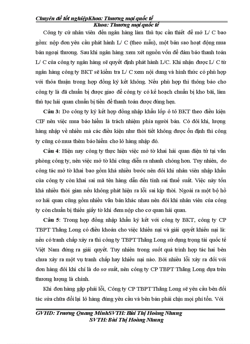 image for page Hoàn thiện quy trình thực hiện hợp đồng nhập khẩu lốp ô tô BKT của Ấn Độ của Công ty Cổ phần thiết bị phụ tùng Thăng Long