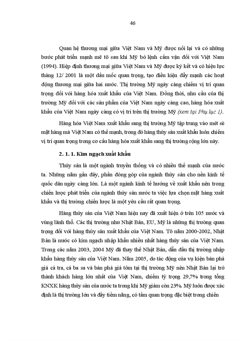 image for page Năng lực cạnh tranh của hàng thủy sản Việt Nam trên thị trường Mỹ