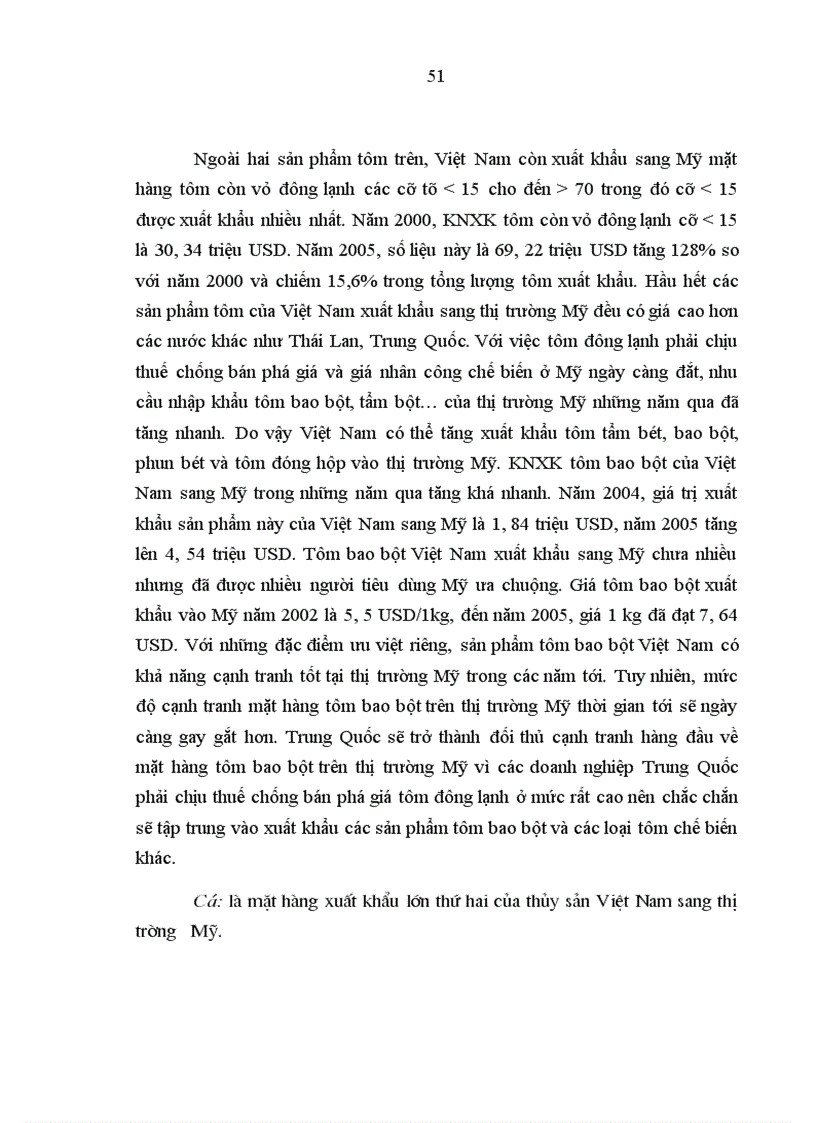 image for page Năng lực cạnh tranh của hàng thủy sản Việt Nam trên thị trường Mỹ
