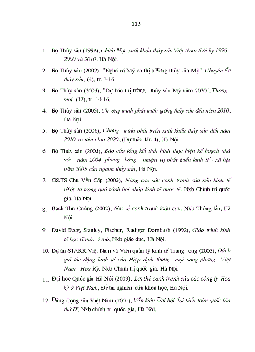 image for page Năng lực cạnh tranh của hàng thủy sản Việt Nam trên thị trường Mỹ