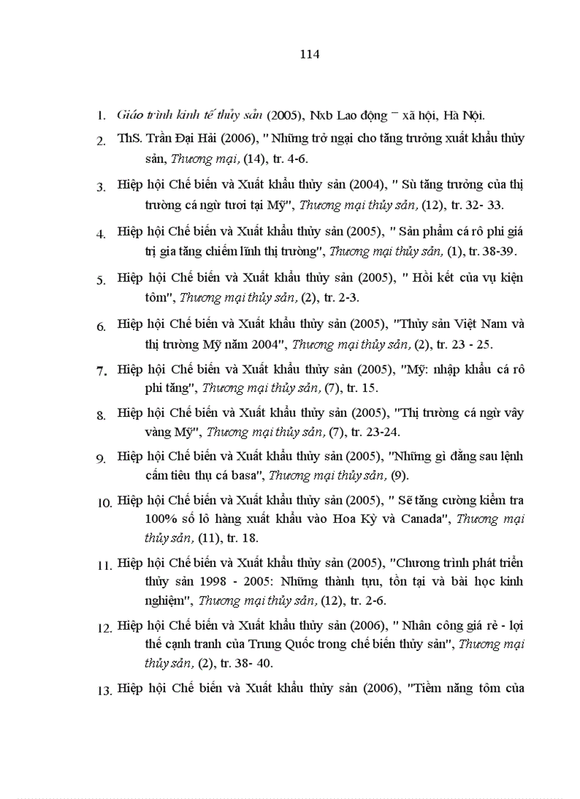 image for page Năng lực cạnh tranh của hàng thủy sản Việt Nam trên thị trường Mỹ
