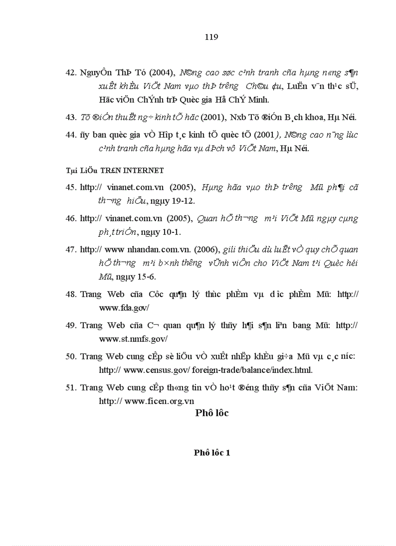 image for page Năng lực cạnh tranh của hàng thủy sản Việt Nam trên thị trường Mỹ