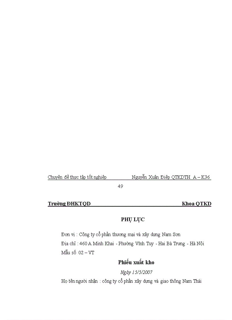 image for page Hoàn thiện công tác tổ chức bán hàng tại công ty cổ phần thương mại và xây dựng Nam Sơn 1