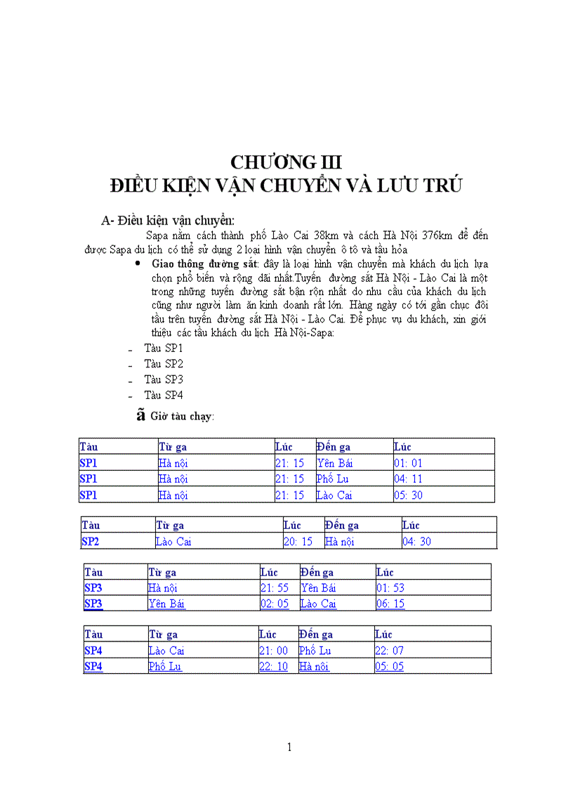 image for page Báo cáo thực tập tại Khu du lịch Sapa