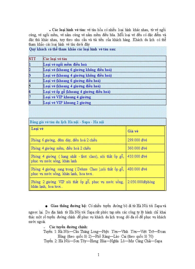 image for page Báo cáo thực tập tại Khu du lịch Sapa