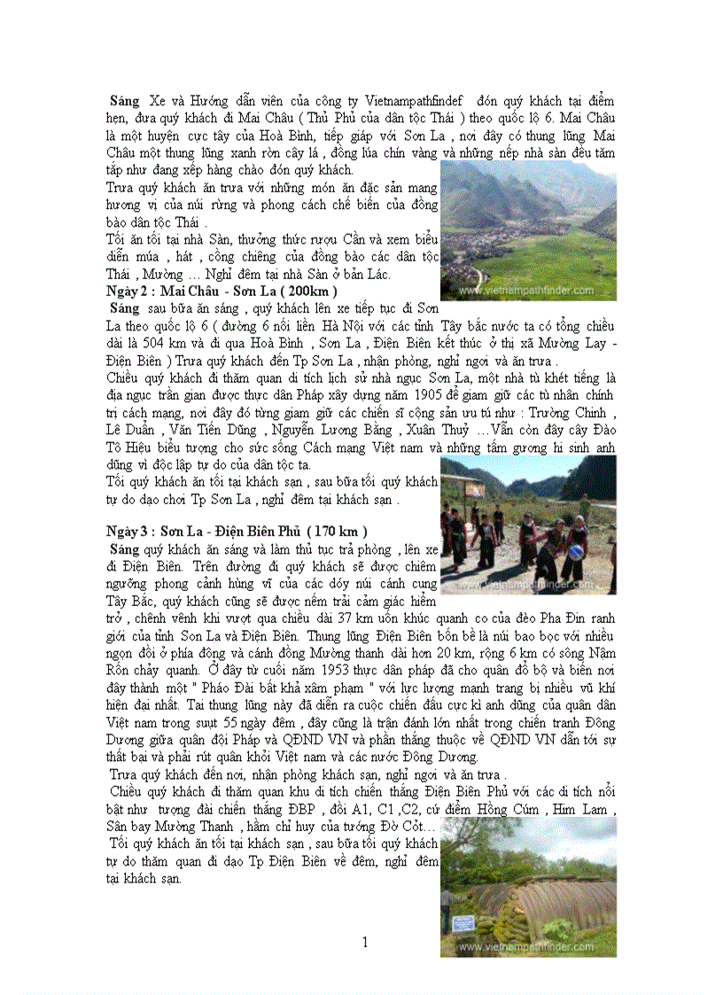 image for page Báo cáo thực tập tại Khu du lịch Sapa