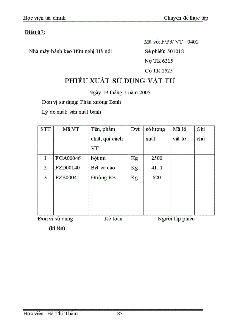 image for page Tổ chức công tác kế toán nguyên vật liệu tại Nhà máy bánh kẹo Hữu nghị Hà nội 1