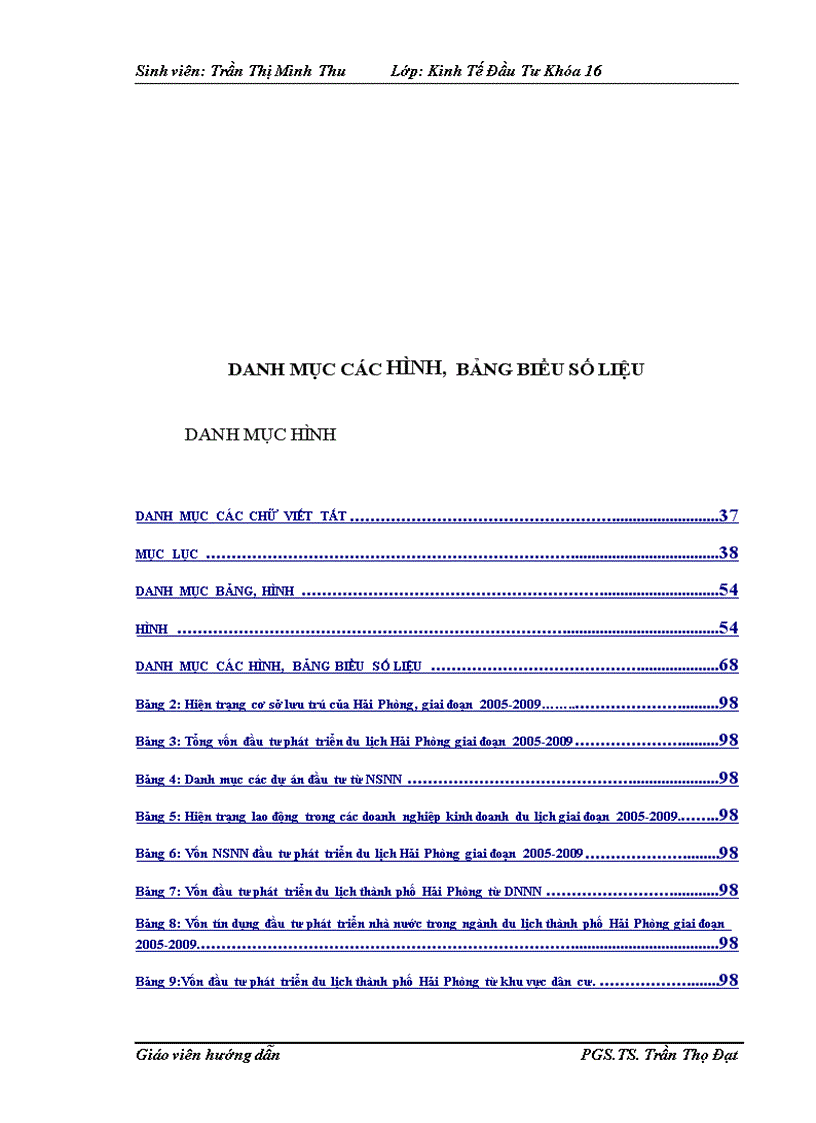 image for page Đầu tư phát triển du lịch tại Hải Phòng giai đoạn 2006 2009