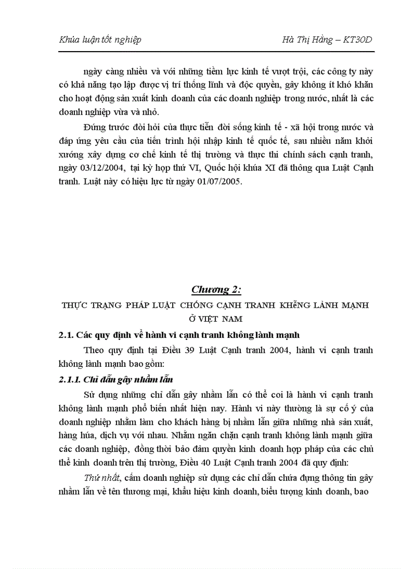 image for page Pháp luật chống cạnh tranh không lành mạnh ở Việt Nam Một số vấn đề lý luận và thực tiễn