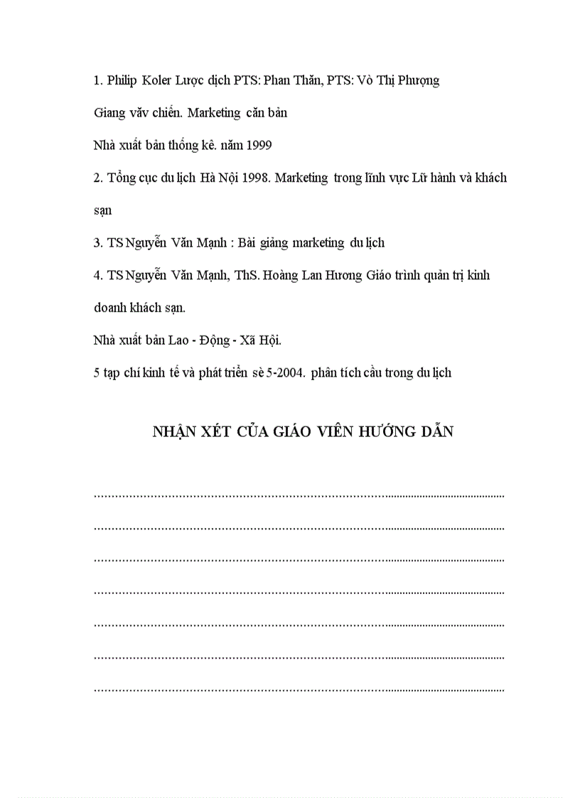 image for page Một số giải pháp hoàn thiện các chính sách marketing mix tại khách sạn Công đoàn Việt Nam