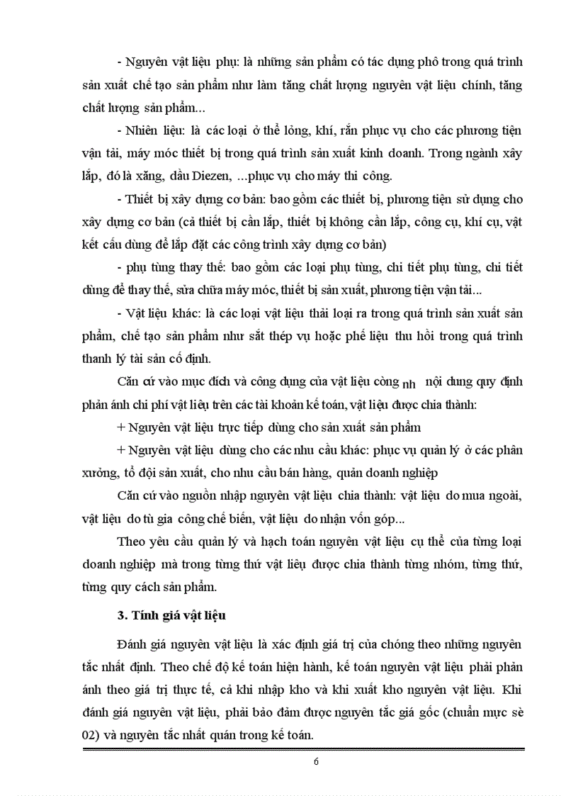 image for page Hoàn thiện Kế toán nguyên vật liệu tại chi nhánh công ty cổ phần lắp máy điện nước và xây dựng Xí nghiệp xây lắp số 6