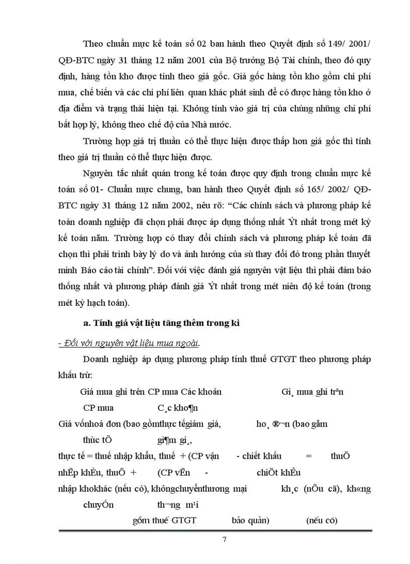image for page Hoàn thiện Kế toán nguyên vật liệu tại chi nhánh công ty cổ phần lắp máy điện nước và xây dựng Xí nghiệp xây lắp số 6