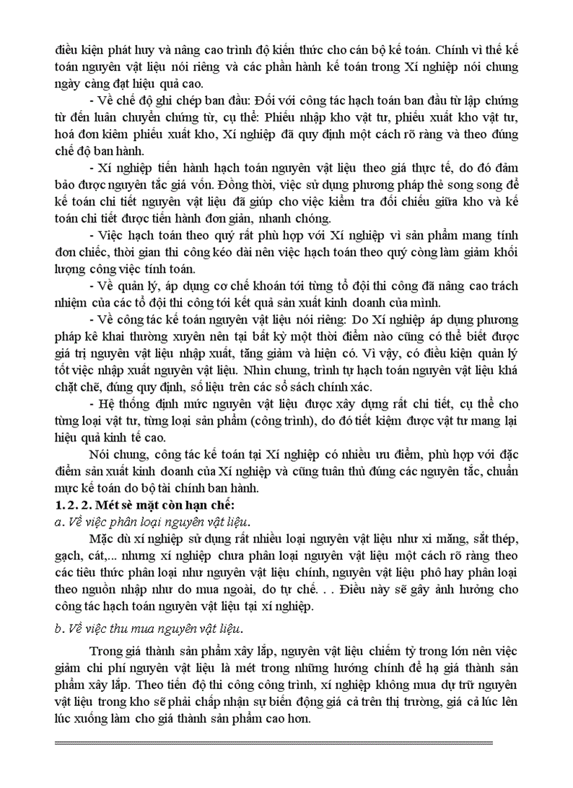image for page Hoàn thiện Kế toán nguyên vật liệu tại chi nhánh công ty cổ phần lắp máy điện nước và xây dựng Xí nghiệp xây lắp số 6