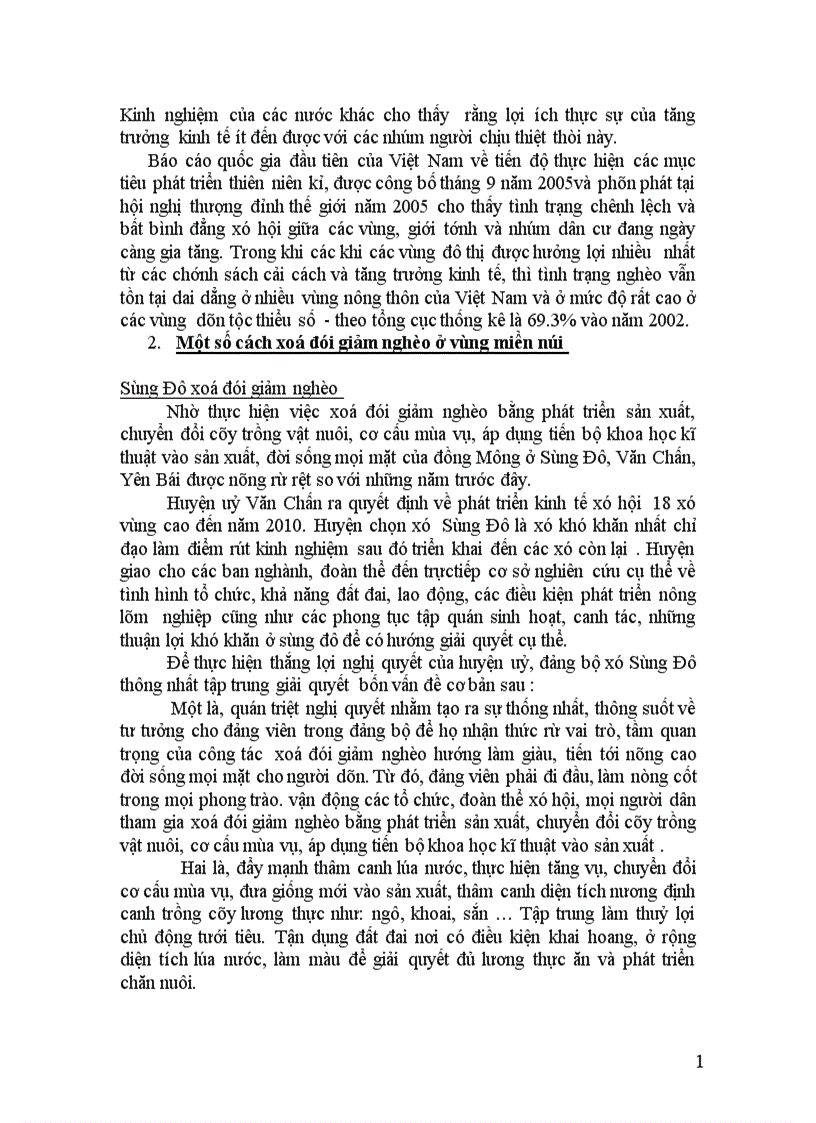 image for page Vấn đề xoá đói giảm nghèo ở nước ta hiện nay 1