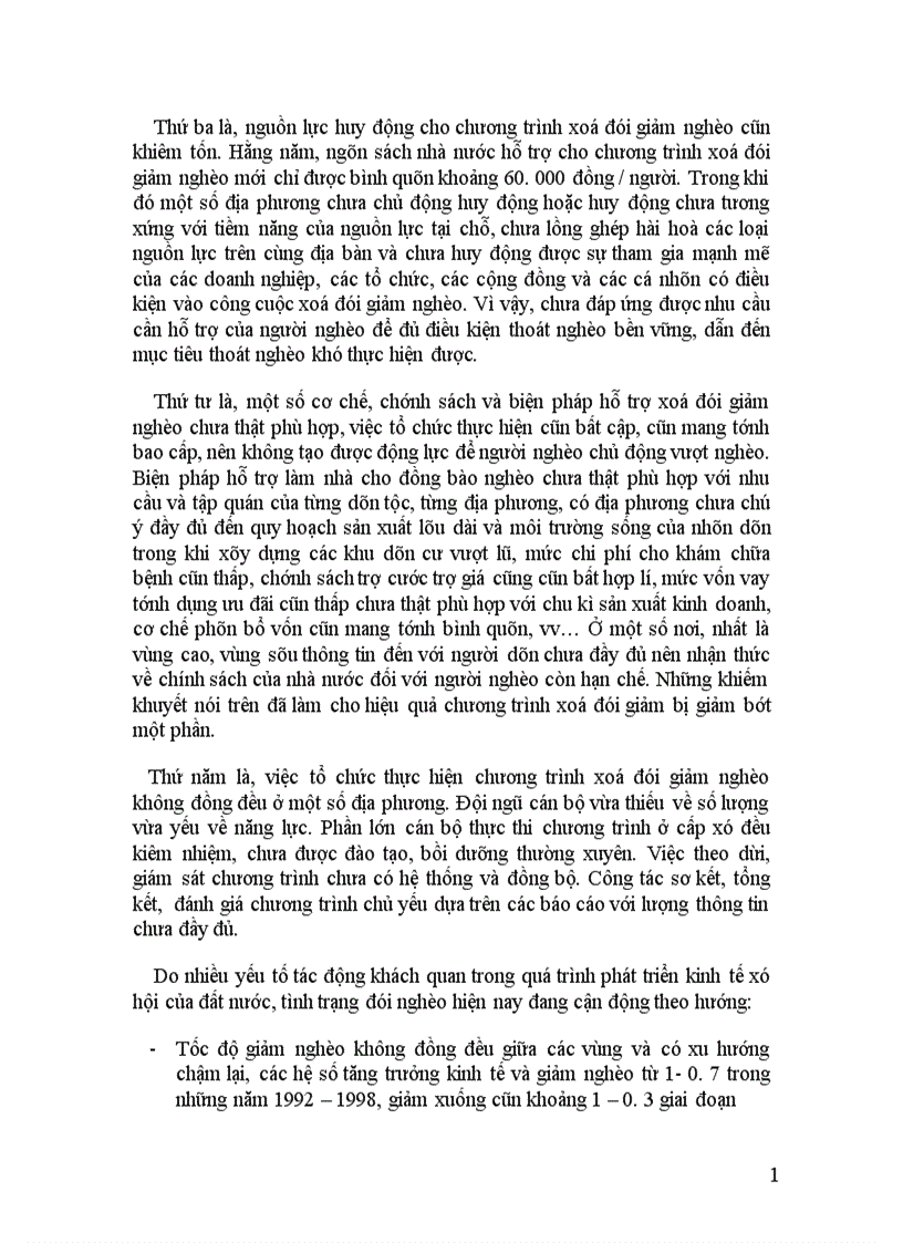 image for page Vấn đề xoá đói giảm nghèo ở nước ta hiện nay 1