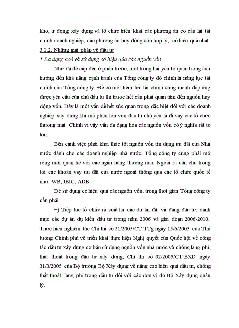 image for page Một số giải pháp về đầu tư nhằm nâng cao khả năng cạnh tranh của Tổng công ty Xây dựng và Phát triển hạ tầng 1