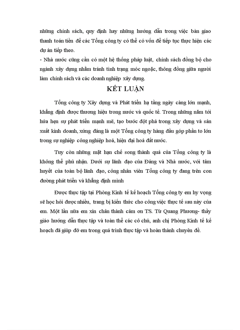 image for page Một số giải pháp về đầu tư nhằm nâng cao khả năng cạnh tranh của Tổng công ty Xây dựng và Phát triển hạ tầng 1