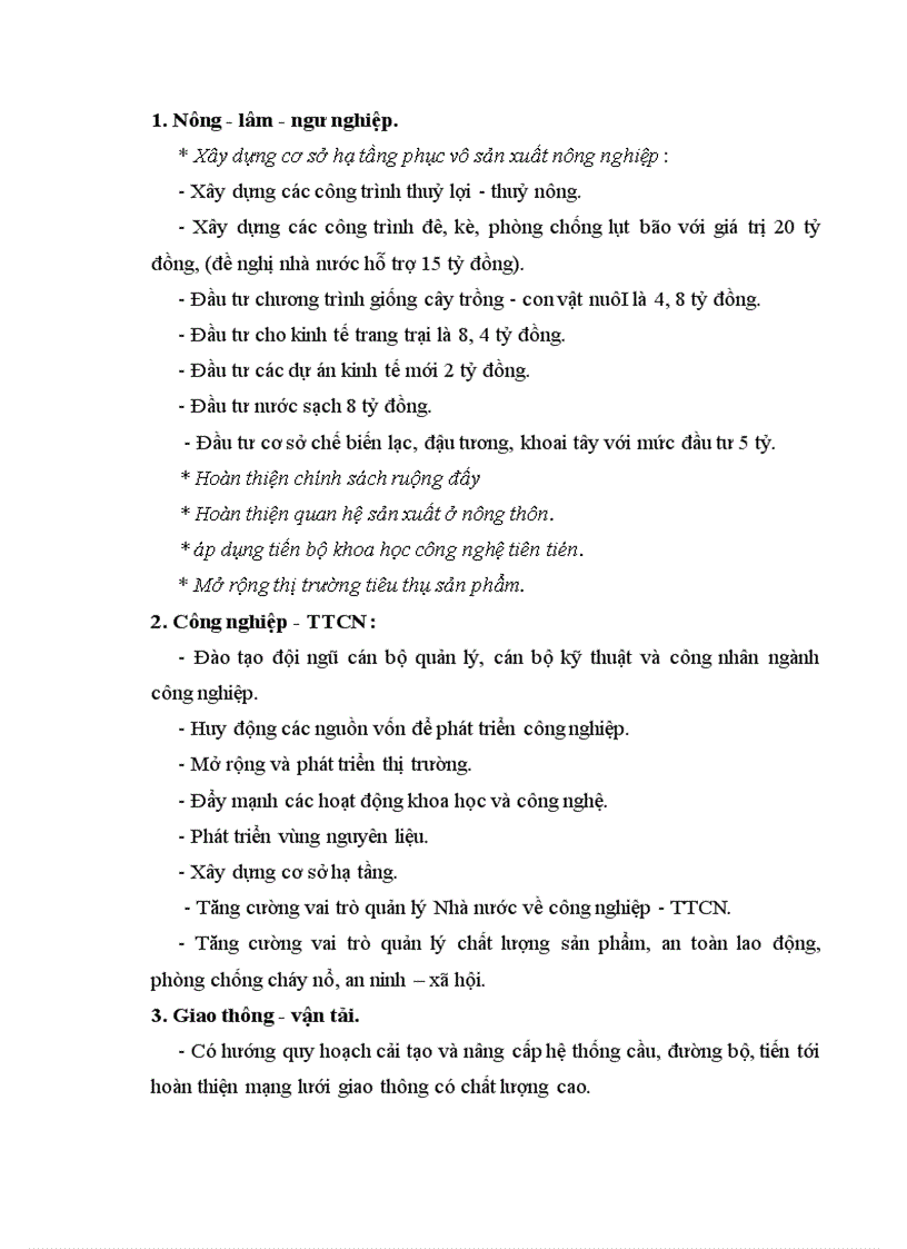 image for page Phát triển kinh tế xã hội huyện vụ bản 1