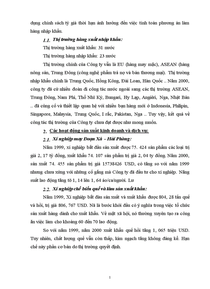 image for page Báo cáo tổng hợp tại Công ty xuất nhập khẩu tổng hợp I