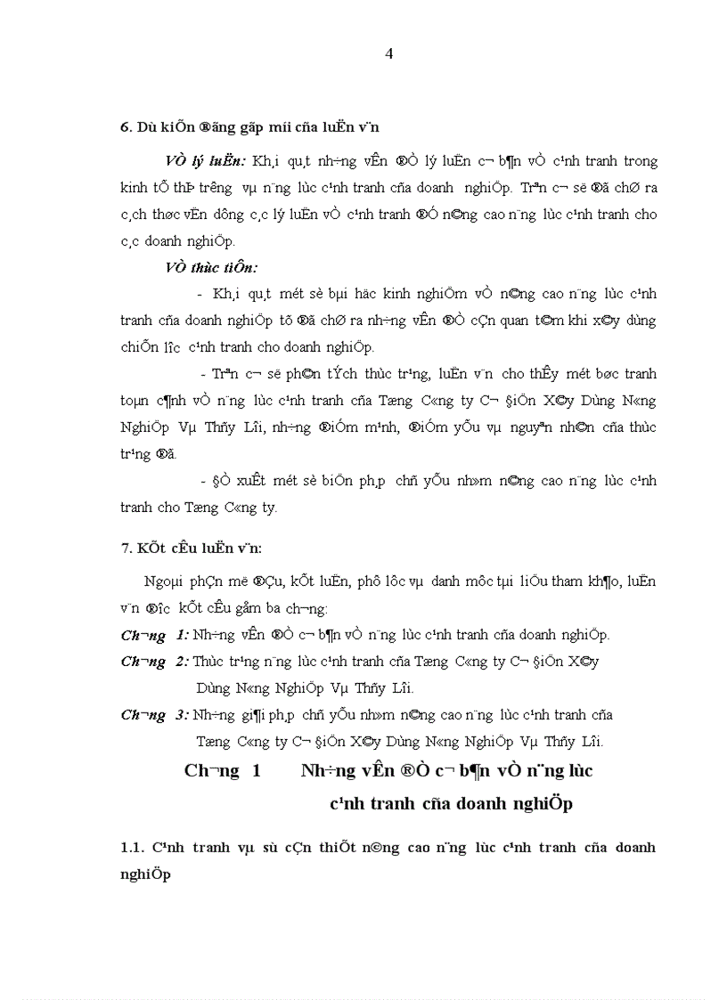 image for page Nâng cao năng lực cạnh tranh của tổng công ty cơ điện xây dựng nông nghiệp và thủy lợi