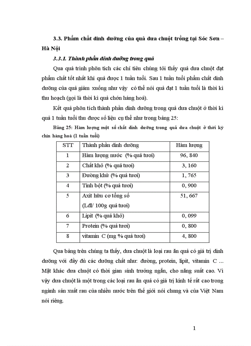image for page Động thái một số chỉ tiêu sinh li hóa sinh theo tiến trình phát triển của quả dưa chuột Cucumis sativus L tại Sóc Sơn Hà Nội 1