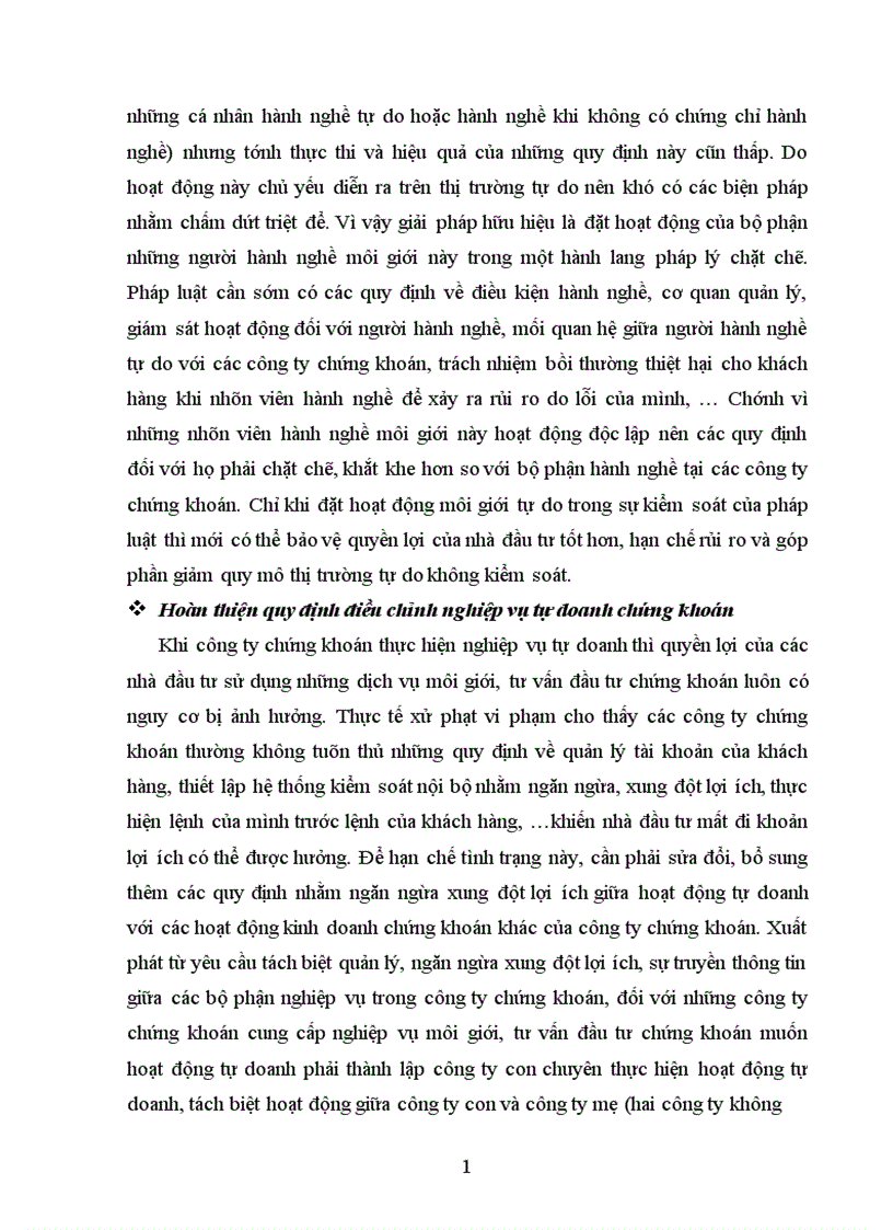 image for page Pháp luật hạn chế rủi ro trong hoạt động kinh doanh chứng khoán của công ty chứng khoán Thực trạng và kiến nghị hoàn thiện 1