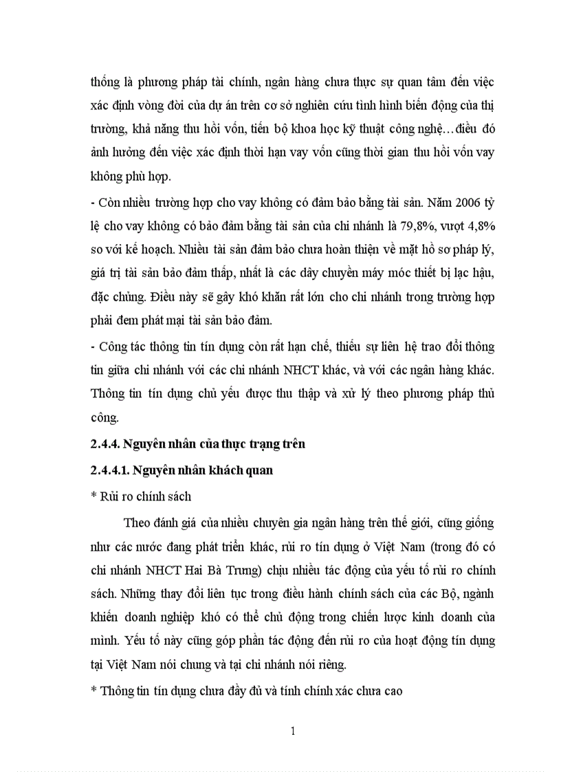 image for page Giải pháp phòng ngừa hạn chế rủi ro tín dụng tại chi nhánh NHCT Hai Bà Trưng Chương 1
