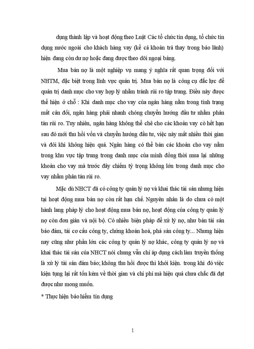 image for page Giải pháp phòng ngừa hạn chế rủi ro tín dụng tại chi nhánh NHCT Hai Bà Trưng Chương 1