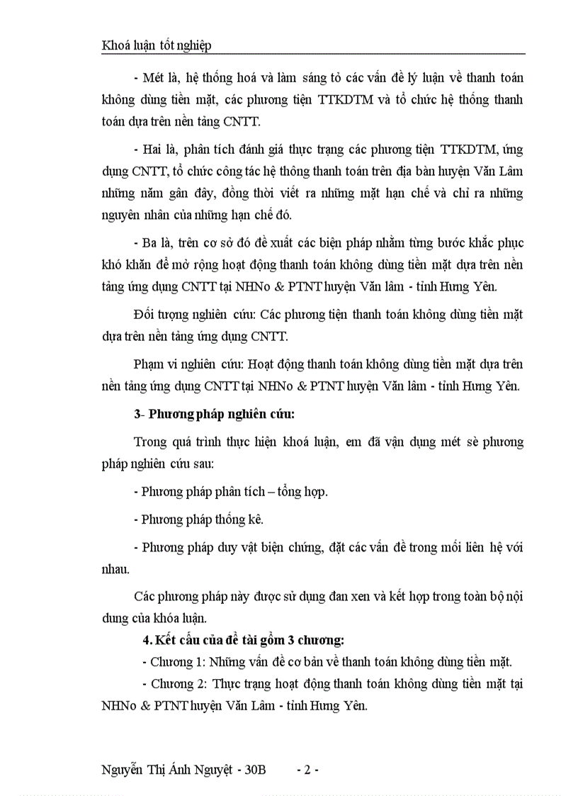 image for page Mở rộng thanh toán không dùng tiền mặt dựa trên nền tảng công nghệ thông tin tại NHNo PTNT huyện Văn Lâm tỉnh Hưng Yên