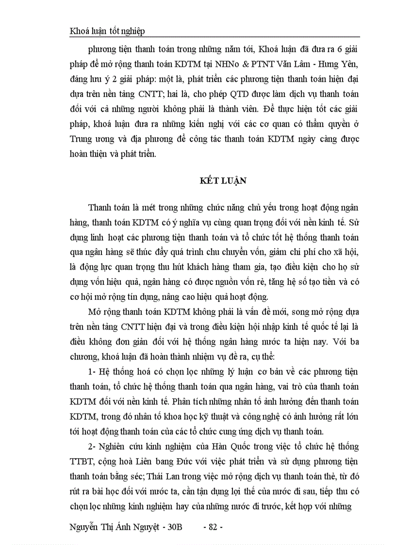 image for page Mở rộng thanh toán không dùng tiền mặt dựa trên nền tảng công nghệ thông tin tại NHNo PTNT huyện Văn Lâm tỉnh Hưng Yên