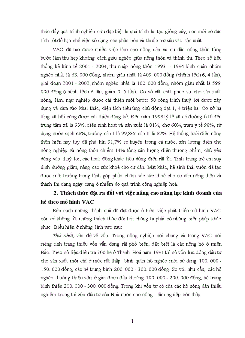 image for page Một số biện pháp nhằm nâng cao năng lực kinh doanh của kinh tế hộ theo mô hình VAC ở nông thôn Việt Nam trong giai đoạn hiện nay